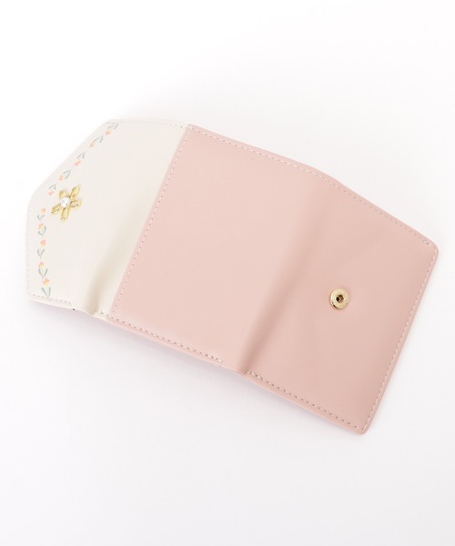 Lace Ladies（レースレディース） 財布 フラワー モチーフ付き レザー