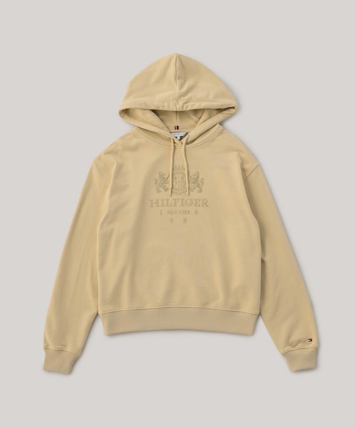 パーカー モダンレギュラーバーシティクレストフーディ レディース メンズ TOMMY HILFIGER パーカー モダンレギュラーバーシティクレスト