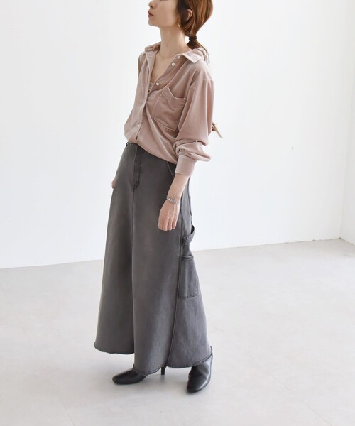 ブラウス シャツ quaranciel:「手洗い可能」リラックス ナロー シャツ 2 レディース quaranciel:〈手洗い可能〉リラックス ナロー シャツ 2｜ SHIPS