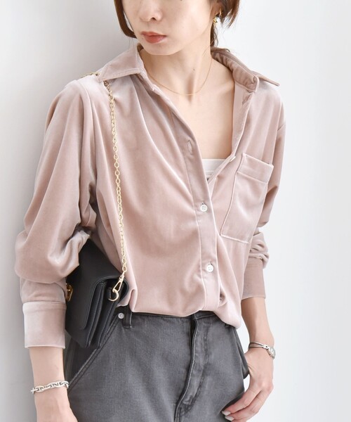 ブラウス シャツ quaranciel:「手洗い可能」リラックス ナロー シャツ 2 レディース quaranciel ブラウス シャツ quaranciel:「手洗い可能