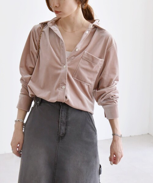 ブラウス シャツ quaranciel:「手洗い可能」リラックス ナロー シャツ 2 レディース セール】quaranciel:〈手洗い可能〉リラックス ナロー シャツ 2