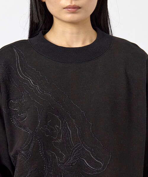 トレーナー スウェット 「MUKASA/ムカサ」ORB EMBROIDERY SWEAT レディース MUKASA トレーナー スウェット 「MUKASA/ムカサ」ORB EMBROIDERY