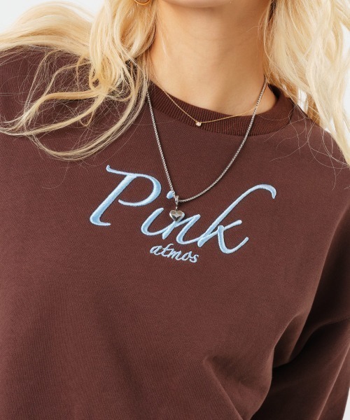 トレーナー スウェット atmos pink Cropped Sweat Shirt / アトモス ピンク クロップド スウエットシャツ レディース atmos girls トレーナー スウェット pink Cropped Sweat Shirt