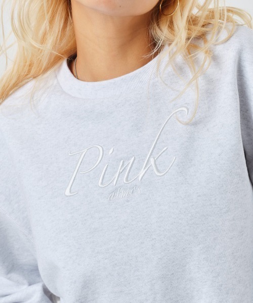 トレーナー スウェット atmos pink Cropped Sweat Shirt / アトモス ピンク クロップド スウエットシャツ レディース atmos girls トレーナー スウェット pink Cropped Sweat Shirt