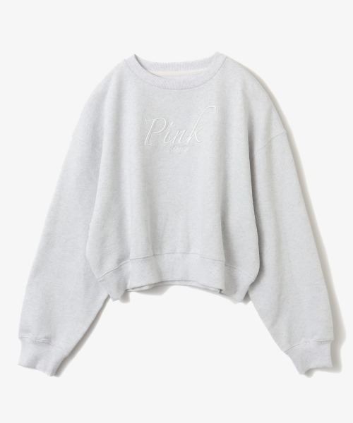 トレーナー スウェット atmos pink Cropped Sweat Shirt / アトモス ピンク クロップド スウエットシャツ レディース atmos girls トレーナー スウェット pink Cropped Sweat Shirt
