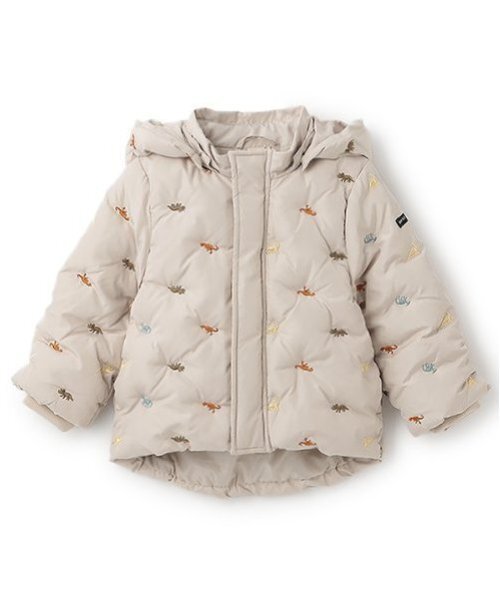 PetitMaison プチメゾン ジャケット　コンバートリンクス付　新品タグ付 petit main ブルゾン アウター 「リンク」アソート刺しゅう中綿