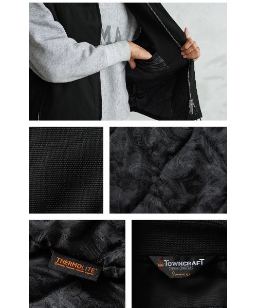 MILITARY（ミリタリー） ベスト ジレ WAIPER×TOWN CRAFT TC24F003WP
