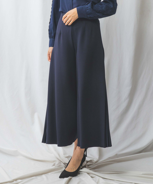 NARACAMICIE（ナラカミーチェ） パンツ 「NARACAMICIE」サイドプリーツ