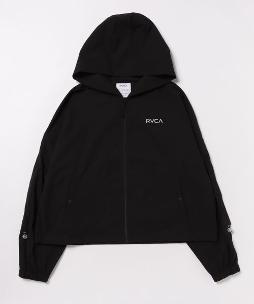 レディース Ｍサイズ 新品未使用 RVCAルーカ ナイロンジャケット RVCA ラッシュガード RVCA/ルーカ ジップアップラッシュガード