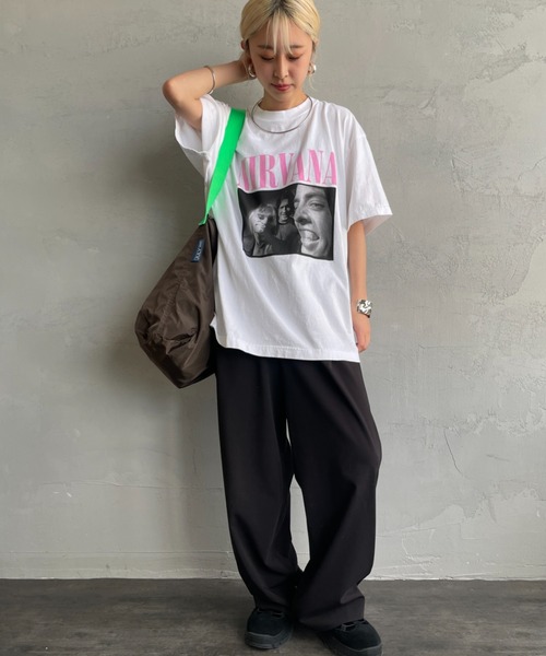 tシャツ 「GOOD ROCK SPEED/グッドロックスピード」 別注 NIRVANA フォトプリントロックTシャツ レディース メンズ GOOD ROCK SPEED/グッドロックスピード] 別注 NIRVANA フォト