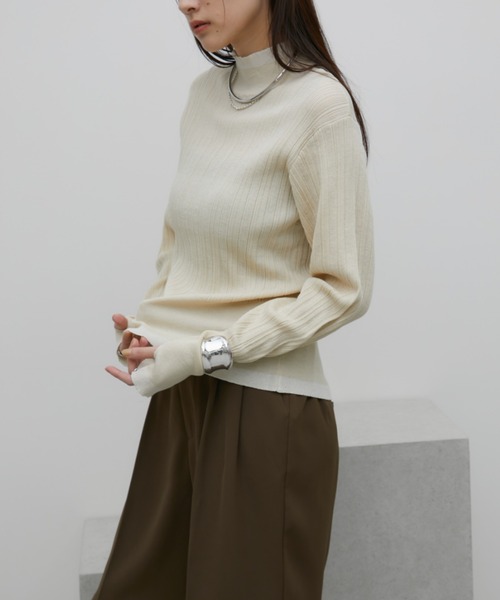 Aunt Marie's（アントマリーズ） tシャツ フィンガーホールハイネック