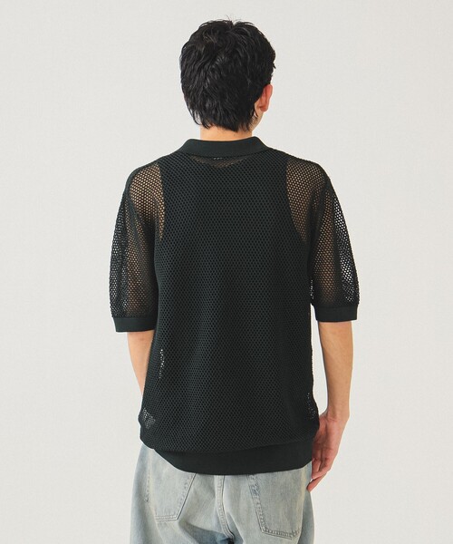 FRED PERRY ポロシャツ ポロ 「別注」FRED / オープンニットポロ