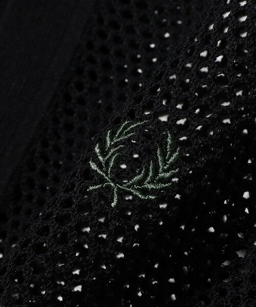 FRED PERRY メンズ ワンポイント ジャガード ニット ポロシャツ FRED PERRY フレッドペリー ジャガード ニット シャツ K3534