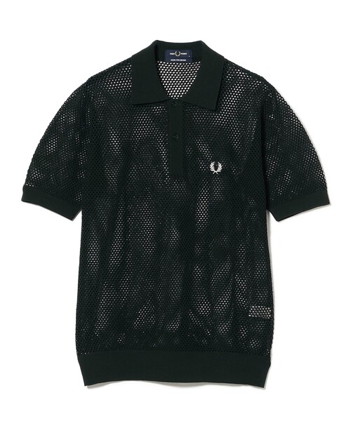 FRED PERRY 黒ポロシャツ FRED PERRY ポロシャツ 「SHIPS別注」FRED PERRY: イギリス製 M2
