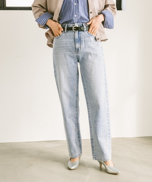 美品✴︎or SlowストレートデニムパンツL GLOBAL WORK ジーンズ デニム デニムパンツ GOODデニム