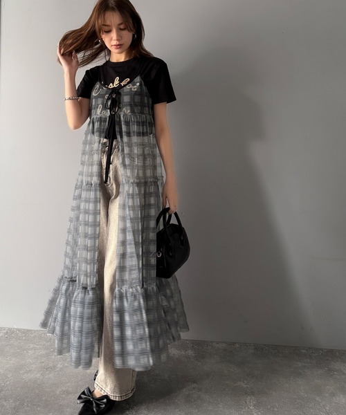 mily bilet ワンピース 「mily bilet」大人の甘さを引き立てる