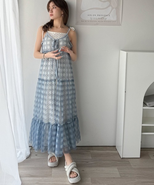 mily bilet ワンピース 夏 「mily bilet」大人の甘さを引き立てる