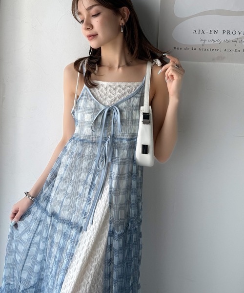 mily bilet ワンピース 「mily bilet」大人の甘さを引き立てる