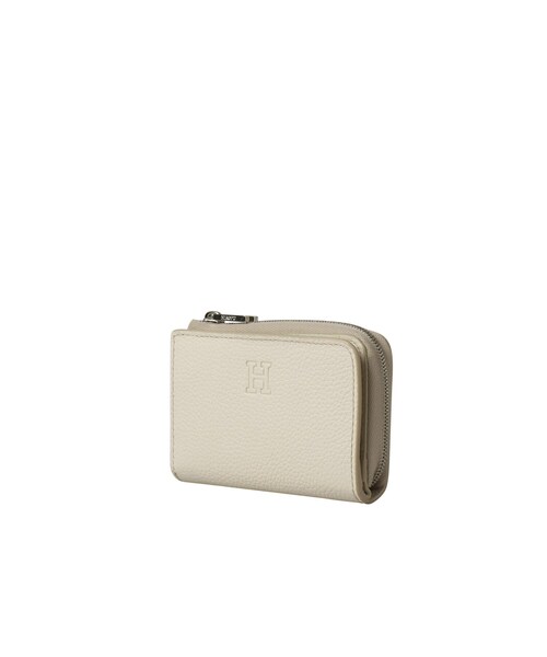 二つ折り財布 財布 「ピウメノ」ミニ財布 レザー コンパクト ウォレット 本革（商品番号：P25-65502） レディースの画像