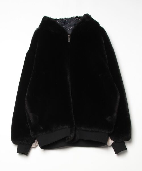 【即発送】DANKE SCHON ダンケシェーン ファーブルゾン 黒 FREE DANKE SCHON（ダンケシェーン） ブルゾン FREE ブラック メンズ