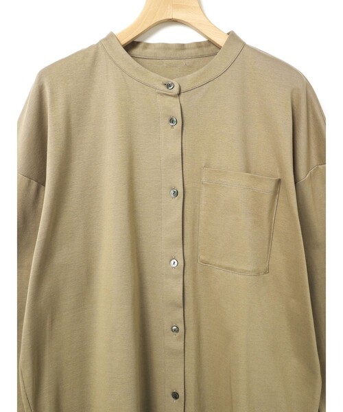 MidiUmi ブラウス シャツ HOME ロングシャツ レディース