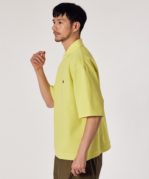LANVIN メンズ ポロシャツ LANVIN en Bleu ポロシャツ 速乾・防シワ 「COOLFIBER」 台衿付 ボタン