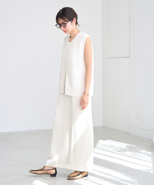 IENA ワンピース ダブルサテン キャミワンピース : ZOZOTOWN Yahoo!店 