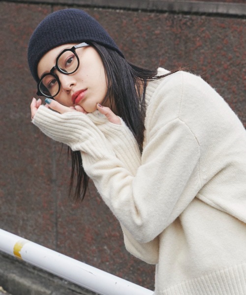 「Auntie Rosa Holiday」 長袖ニット FREE アイボリー レディース_画像7