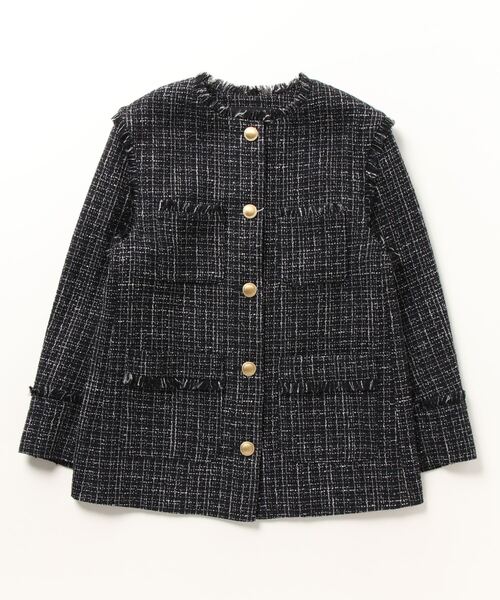 EVERYDAY I LIKE.◇カシミヤブレンド Short Double コート/FREE/ウール