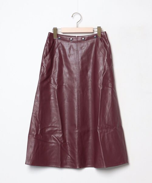 allureville（アルアバイル） フレアスカート 1 ボルドー レディース