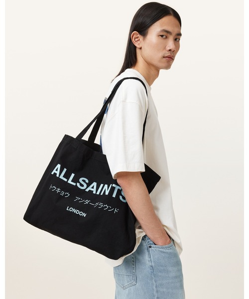 ALLSAINTS（オールセインツ） トートバッグ UNDERGROUND LOGO PRINTED