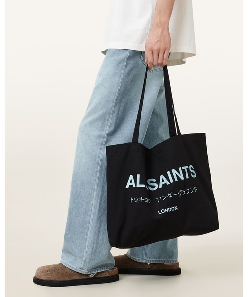ALLSAINTS（オールセインツ） トートバッグ UNDERGROUND LOGO PRINTED