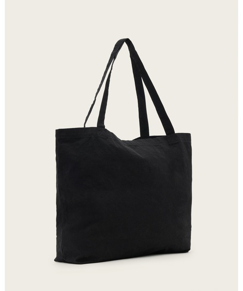 ALLSAINTS オールセインツ ブラック トートバッグ 新品未使用 ALLSAINTS（オールセインツ） トートバッグ UNDERGROUND LOGO PRINTED