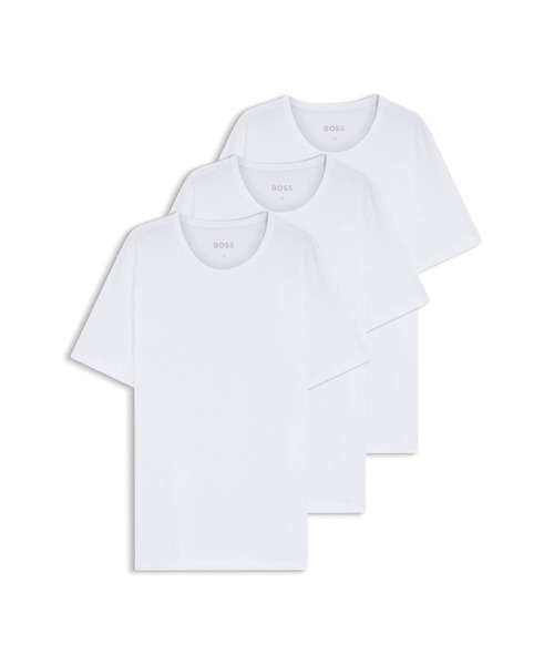 BOSS（HUGO BOSS） インナーシャツ 肌着 Tシャツ3枚セット ロゴエン