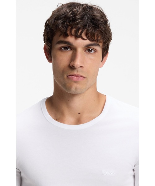 BOSS（HUGO BOSS） インナーシャツ 肌着 Tシャツ3枚セット ロゴエン