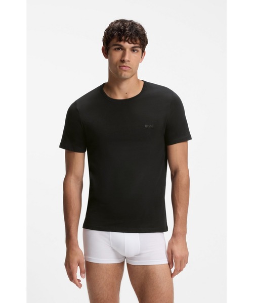BOSS（HUGO BOSS） インナーシャツ 肌着 Tシャツ3枚セット ロゴエン