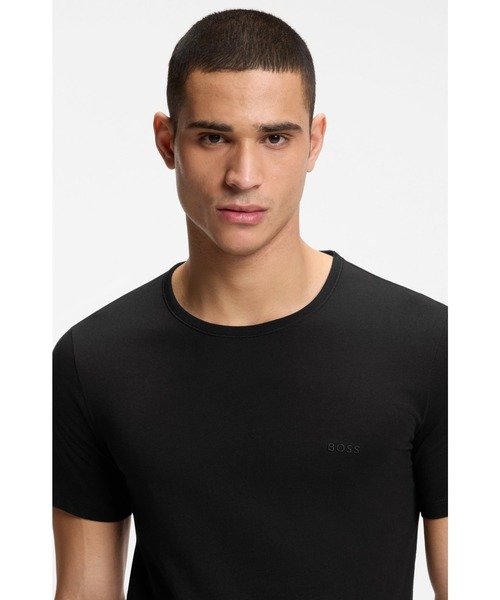 BOSS（HUGO BOSS） インナーシャツ 肌着 Tシャツ3枚セット ロゴエン
