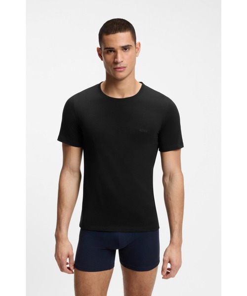 BOSS（HUGO BOSS） インナーシャツ 肌着 Tシャツ3枚セット ロゴエン