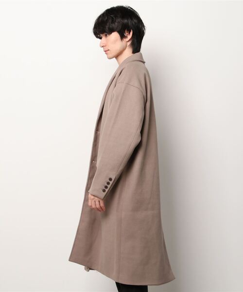 「Beno」 チェスターコート M ライトベージュ メンズ_画像2