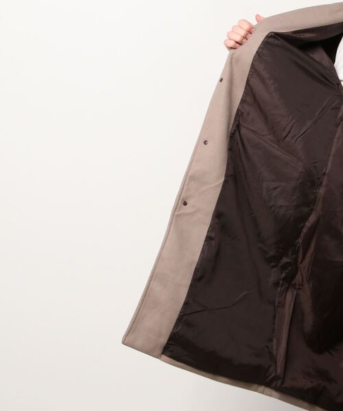 「Beno」 チェスターコート M ライトベージュ メンズ_画像4