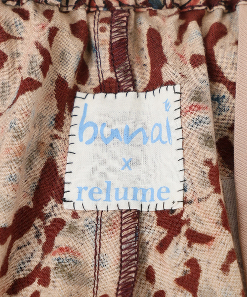 JOURNAL STANDARD relume パンツ bunai 別注 KALAMKARI プリント