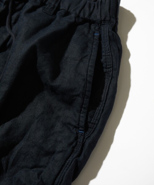 CAHLUMN/カウラム　リネンジムテーパードパンツ　ネイビー　L CAHLUMN パンツ CAHLUMN/カウラム Linen Gym Tapered Pant 1.1