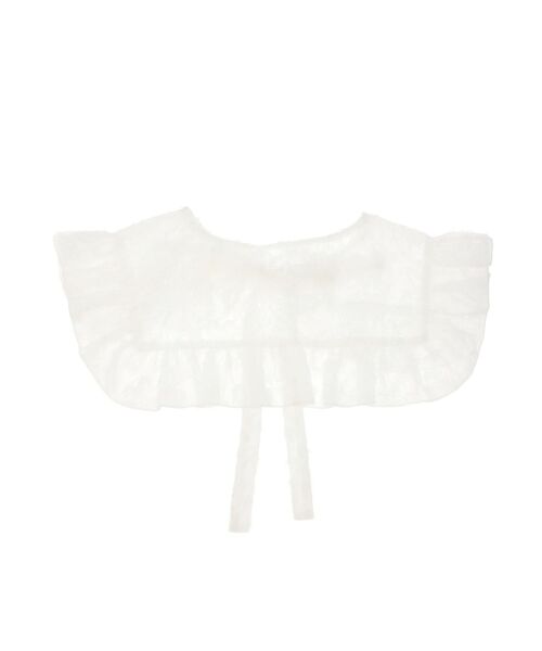 merry jenny（メリージェニー） つけ襟 付け襟 flowerジャガードつけ襟