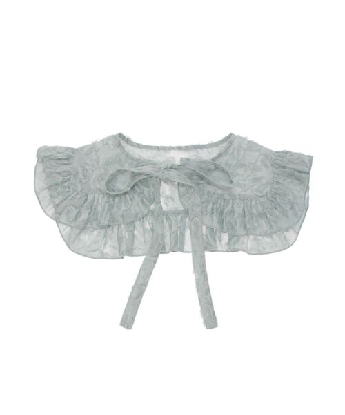 merry jenny（メリージェニー） つけ襟 付け襟 flowerジャガードつけ襟