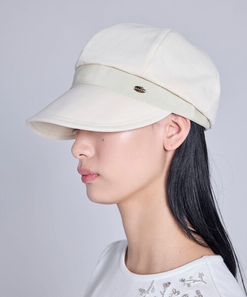 TOCCA（トッカ） 帽子 キャスケット 紫外線カット BELTED GROSGRAIN