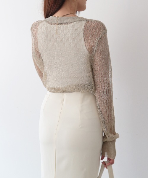 AMBIENT（アンビエント） ニット セーター オープンワーク2ウェイ