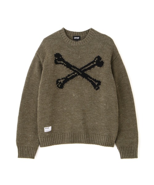Schott N.Y.C（ショット） セーター ニット Schott/ショット/CROSS