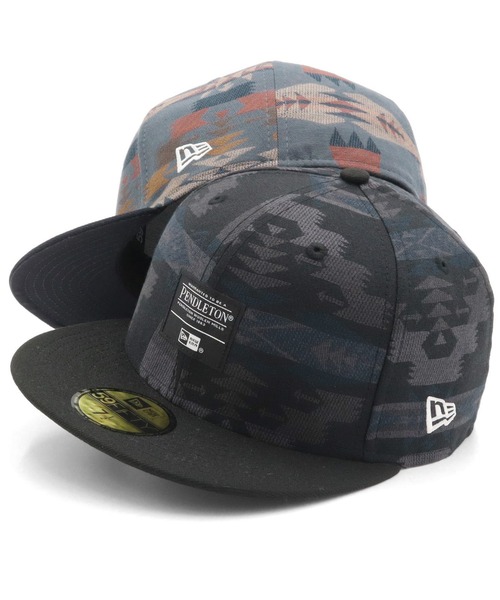 ニューエラ　Pendleton 59FIFTY キャップ2色 59FIFTY Pendleton ペンドルトン ウーブンパッチ ネイビー