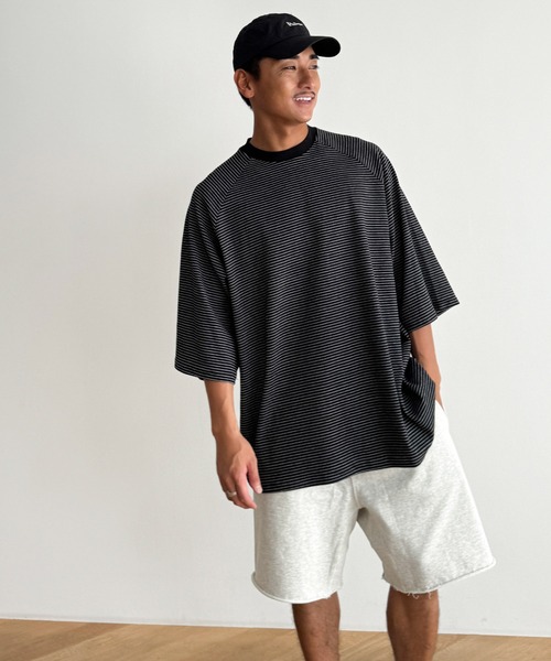tシャツ choice_cnl　ナローボーダーラグランTシャツ レディース メンズ CANAL JEAN tシャツ choice_cnl ナローボーダーラグランTシャツ