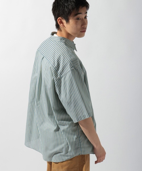ニコアンド　ストライプシャツ 楽天市場】【SALE／50%OFF】ラメストライプシャツ niko and